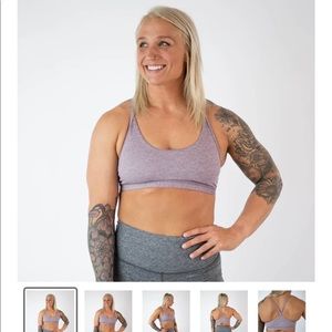 Fleo cami sports bra in attic dusk size small